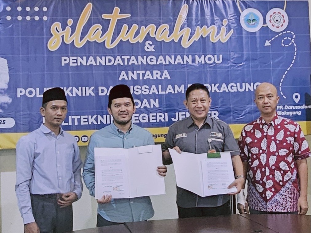 Penandatanganan Nota Kesepahaman antara Polije dengan Politeknik Darussalam Blokagung Banyuwangi